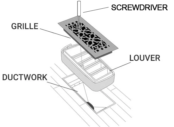 Adjustable Air Flow Louver - Image 2