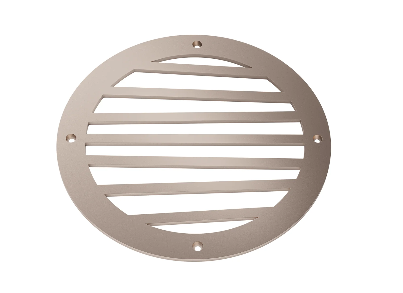 Driftwood Round Metal Grille by Clodagh