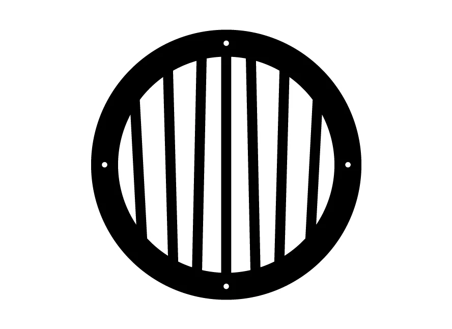 Driftwood Round Metal Grille by Clodagh - Image 2