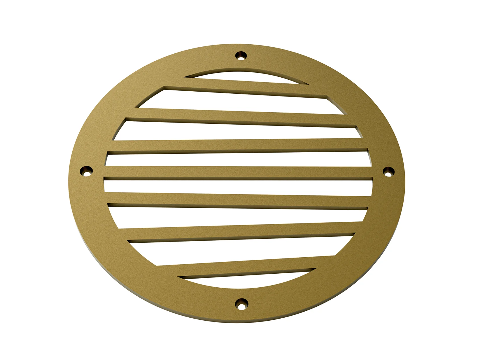 Driftwood Round Metal Grille by Clodagh