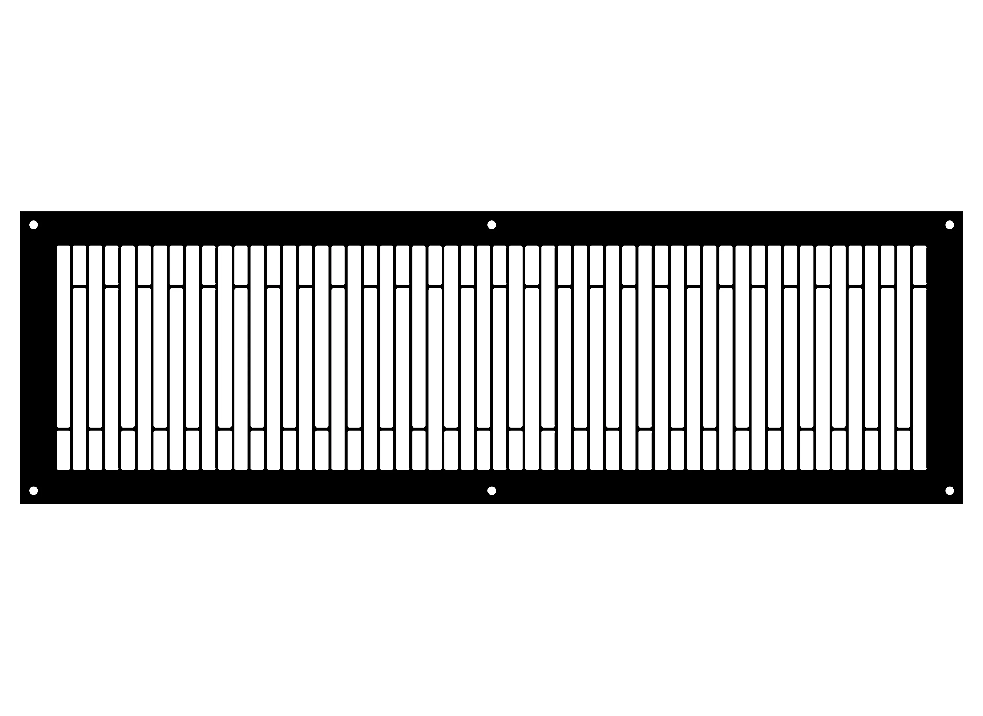 Linear B Metal Grille - Image 2