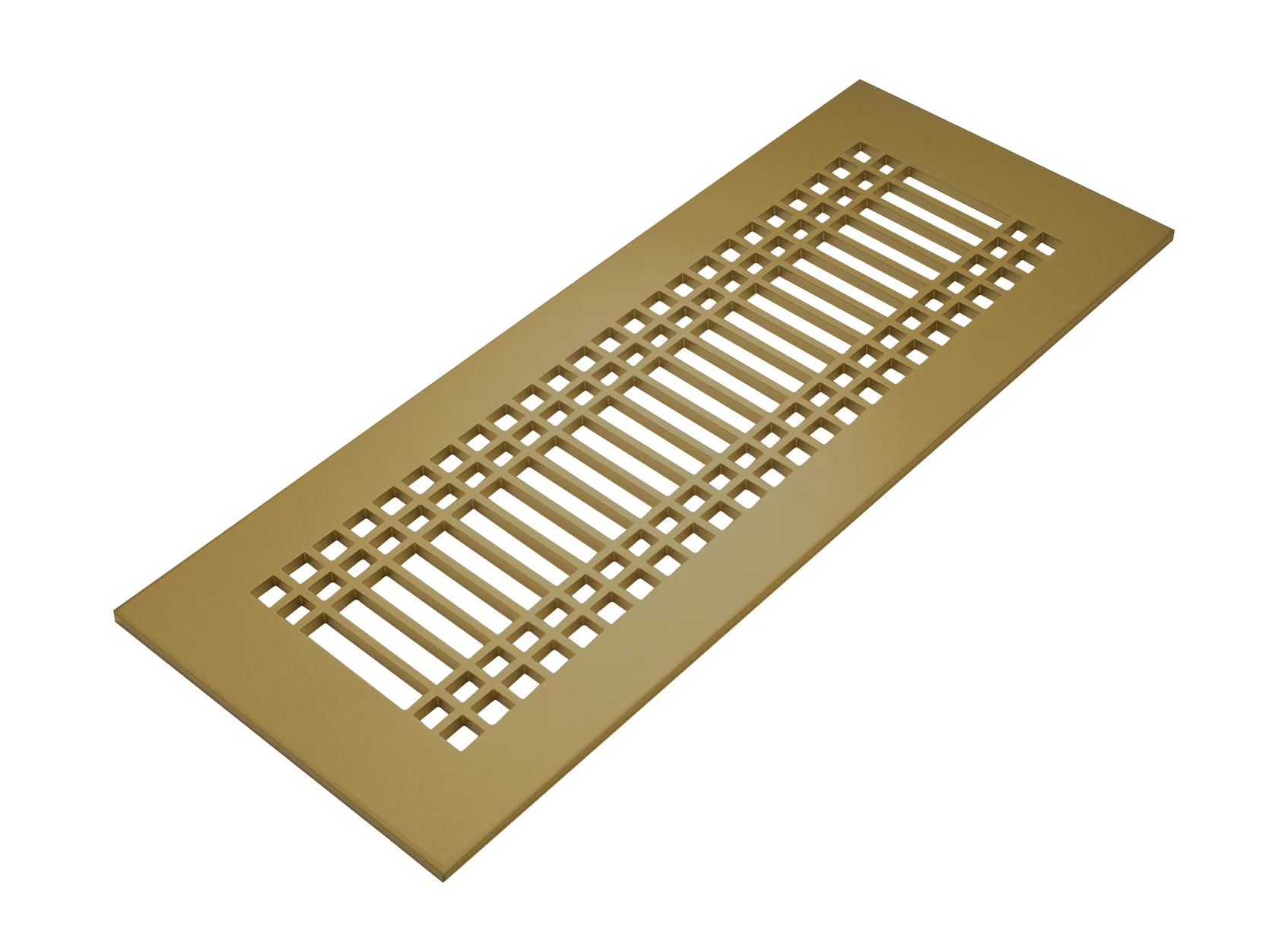 Linear D Metal Grille