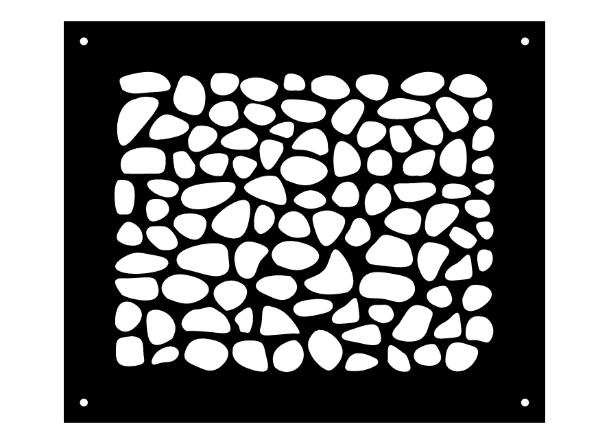 Pebbles Metal Grille by Clodagh - Image 2